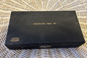 Antique Presbyopic Trial Lens Set By Univis Vintage Optometry