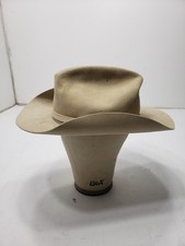 Vintage John B Stetson 4X Beaver Rancher Cowboy Hat Size 7 Silverbelly