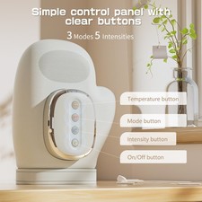 Updated Hand Massager with Heat Compression, Cordless, Gift for Men/Women,e