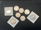 SILVER - 1964 SILVER Kennedy Half Dollars - lot of 8
