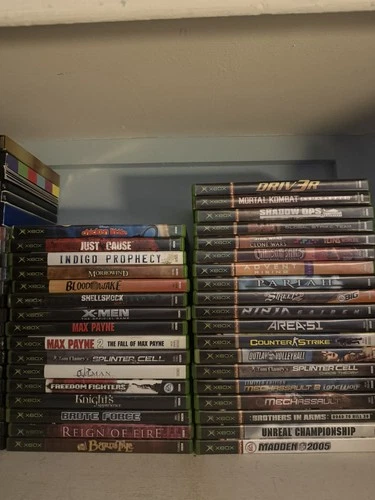 Original Xbox Games lot Read Description