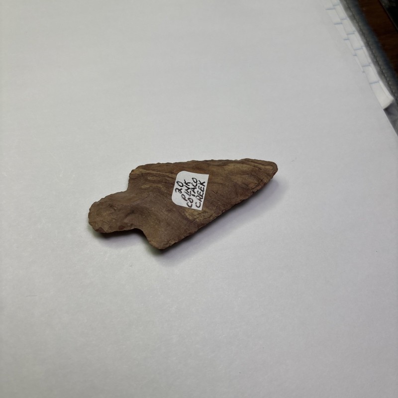 authentic indian arrowhead artifact
