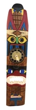 Mi-Ken Totem Pole Moving Eyes novelty clock, made in Japan, Vintage Parts Only