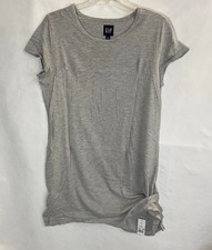 Gap Women's Heather Grey  T-Shirt Dress,  Long Sleep Shirt Large NEW W/ Tag **