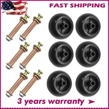 6 Pcs Anti Scalp Deck Wheel Kit For Exmark Mower 1-603299 103-7263 109-2098 New