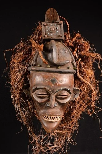 Old African Mask Chokwe Congo RASTA DR Kongo Africa Africa Mask 1300
