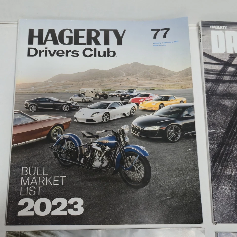 Lot of 6 Hagerty Drivers Club Magazines 2023 #77 78 79 80 81 82 Good Condition  Foto 2 de 4