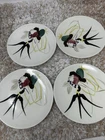 SET OF 4 Red Wing Capistrano 6 1/2" Bread Dessert Butter Plates MCM Vintage Lot
