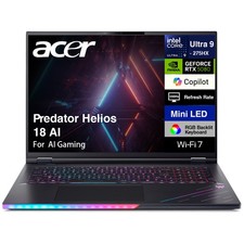 Acer Predator Helios 18" 2560x1600 Intel Ultra 9 275HX 64GB 2TB SSD RTX 5080 W11