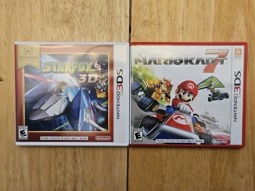Star Fox 64 3DS and Mario Kart 7