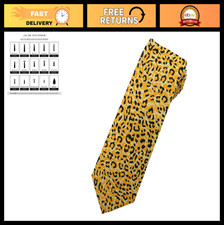 Cheetah Animal Print Men's Neck Tie - Regular Length Fashion Accessory