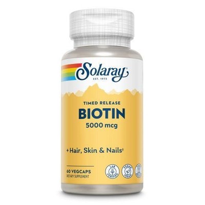 BIOTIN 5000 µg Solaray Kapseln 60 ST PZN 17253490