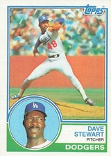 1983 TOPPS DAVE STEWART #532 DODGERS