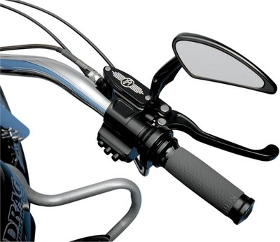 Performance Machine Contour Billet Handlebar Switch - Right Side Housing - Black