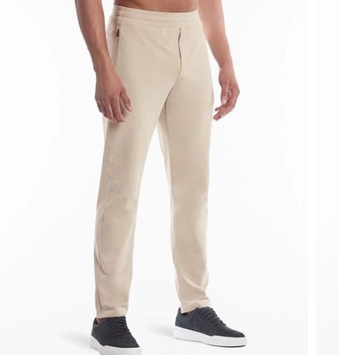 Public Rec Game Changer Nylon Stretch Chino Taupe Pants Tapered Leg Size 34X26