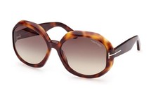 NEW TOM FORD FT1011 52B HAVANA/BROWN GRADIENT AUTHENTIC SUNGLASSES 62-17-135