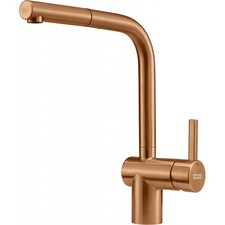 Franke Atlas Neo Copper Pull Out Nozzle Kitchen Tap Stainless Steel L-Spout