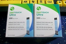 100 ONE TOUCH ULTRA TEST STRIPS 1 BOX OF 100, EXP 10-31-26, VERY GOOD SEALED BOX