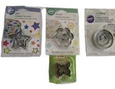 Wilton (Rounds, Flowers, Stars) and Makin's (Butterflies) Fondant Cutters