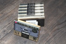 Lot of 6 Maxell XLII 90 Audio Cassette Tapes Type II High Bias NOS NEW
