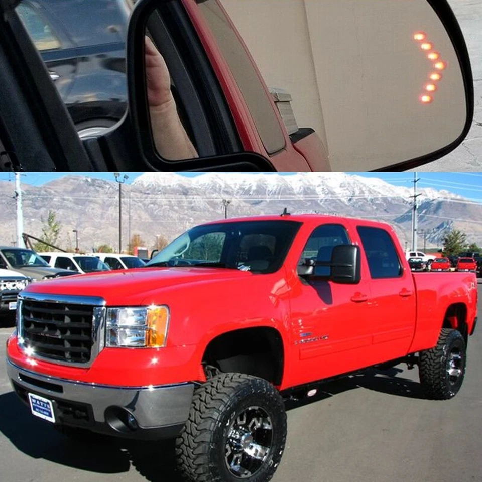 Espejo retrovisor térmico de vidrio H para Cadillac GMC Chevy 2003-2007 lateral derecho Foto 3 de 4