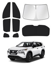 Canvcle 8PCS Sunshades for 2021-2026 Nissan Rogue Windshield Side Rear Sun Visor