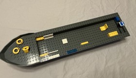 LEGO City Police Patrol Boat 7287 Large Blue Boat Hull with Stickers