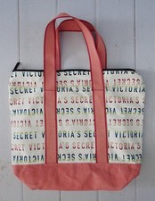Victoria's Secret Tote "For Angels Only" Medium Canvas Tote Beach Bag