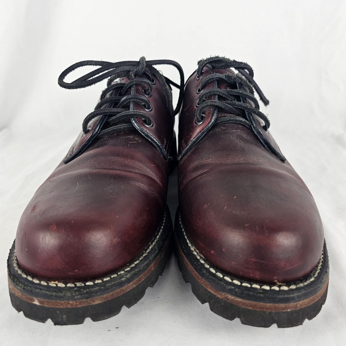 Broken Homme Gavin Oxford Red Pullup Leather Shoes Mens 10.5 Retail $280 Broken Homme Gavin Oxford In Red Pull Up | ModeSens main image 4