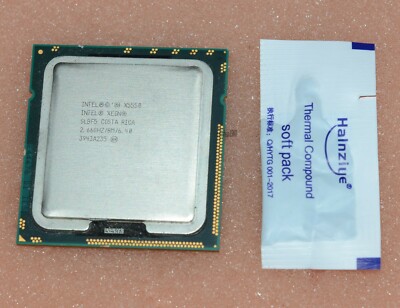 Intel Xeon X5550 CPU 2.66GHz 8MB Cache 6.4GT/s LGA1366 Quad Core Processor SLBF5