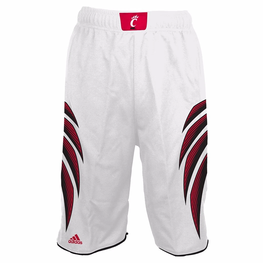 Men's adidas White Louisville Cardinals Replica Basketball Shorts