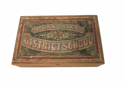 Charles Crandall's 1880's District School Set Jointed Wooden Toy Figures - Picture 2 of 24