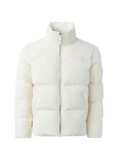 NEW Men's Mackage Rocco Corduroy Down Jacket in cream SZ42 DC61