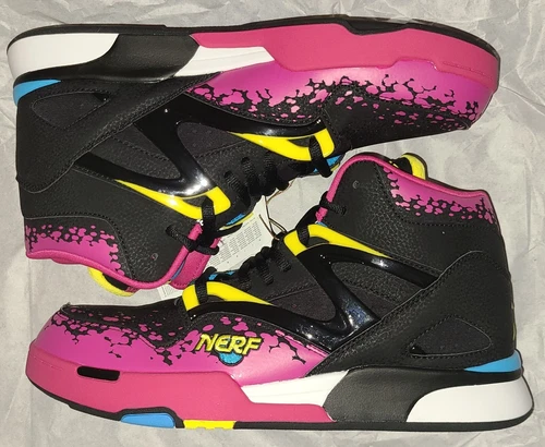 REEBOK PUMP NERF OMNI ZONE 2 JAMMER BLACK PINK SIZE 12 GY8C6925