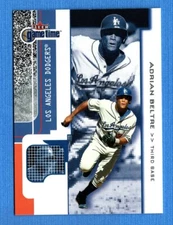 2001 Fleer Game Time #8 Adrian Beltre Los Angeles Dodgers