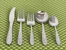 National NARCISSUS Stainless Glossy Japan Floral Flatware Smart Choice E56WU