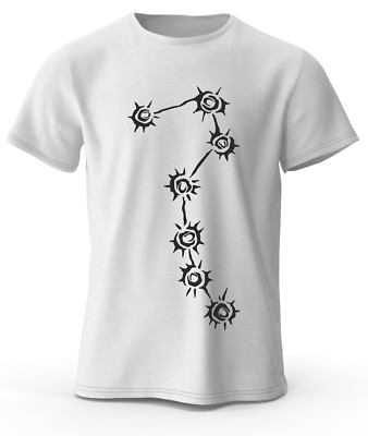 T-SHIRT KENSHIRO STELLE DI HOKUTO MAGLIETTA ANIME SEVEN STARS NORTH