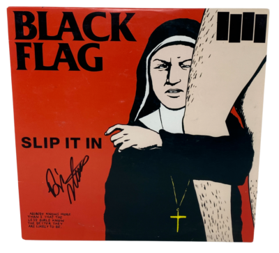 Bill Stevenson Black Flag Signed Autograph Slip It In Vinyl Record