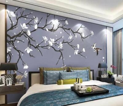 3D Black Branches 1812 Wallpaper Mural Paper Wall Print Indoor Murals CA Coco