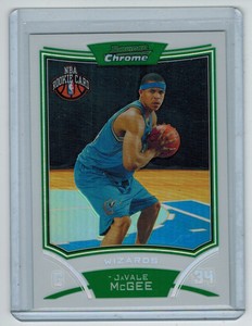 2008-09 BOWMAN CHROME JAVALE MCGEE #127 ROOKIE REFRACTOR &hellip;
