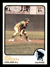 1973 Topps Baseball #456 Dick Green NM/MT *d17