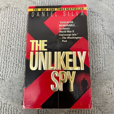 The Unlikely Spy Thriller Paperback Book by Daniel Silva from Fawcett Crest 1998