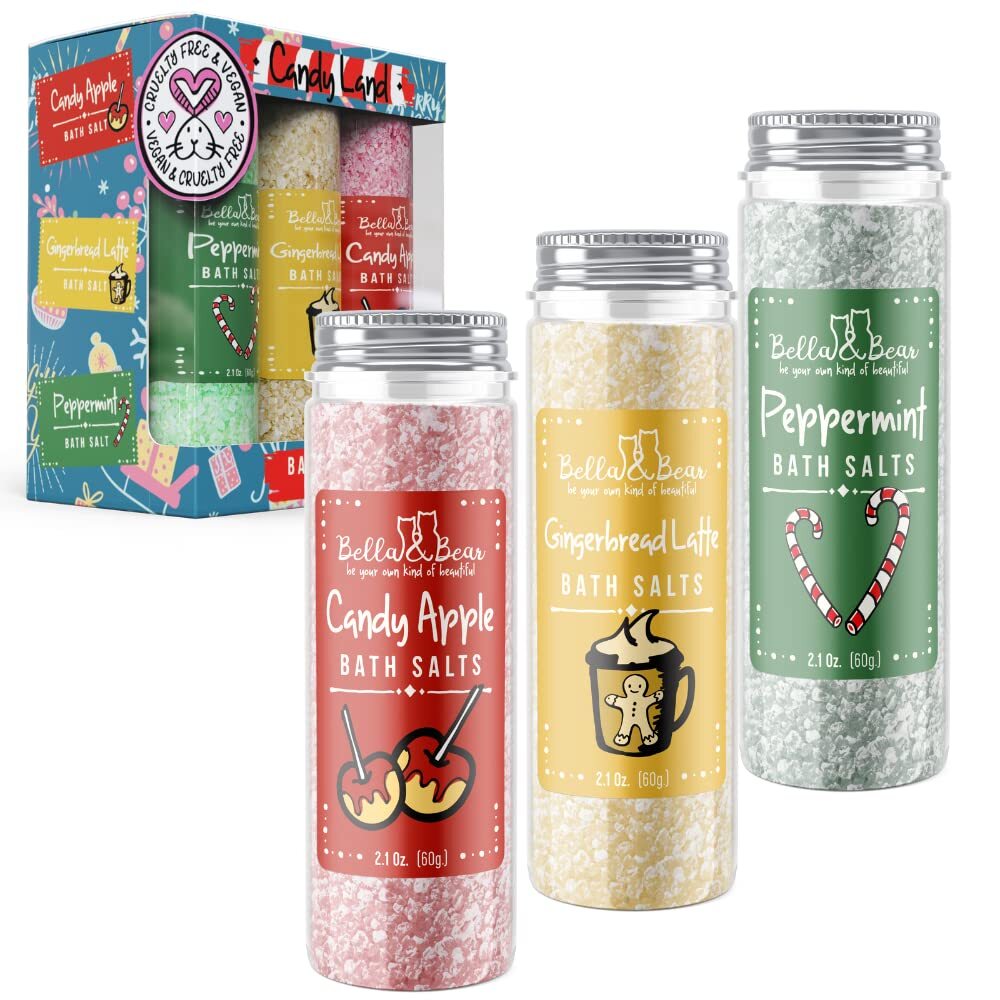 Candy Land Christmas Bath Salts - Ltd Holiday Edition 6 x 2oz - Vegan