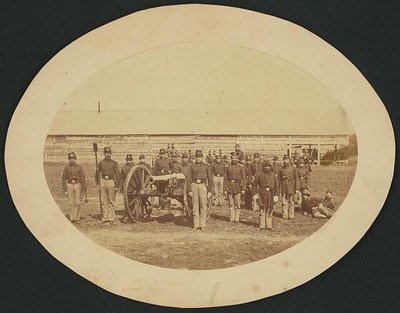 Photo:Union uniforms of Captain Lewis Heckman's 1st Ohio, Gettysburg 1863