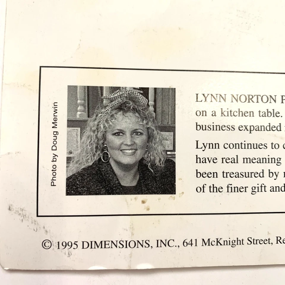 Vintage Cross Stitch Chart Birdhouse Welcome Lynn Norton Parker Dimensions 1995 - Image 3 of 4