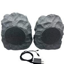 Wireless Bluetooth Stereo Rock Speaker Outdoor IPX5 Waterproof 20W Pack of 2