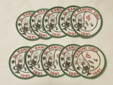 Sam Houston Area Council - El Rancho Cima 1991 Camp Patches - Lot 10