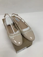 Steve Madden Womens Vahalla Slingback Flats Shoes NUDE Choose Size New in Box