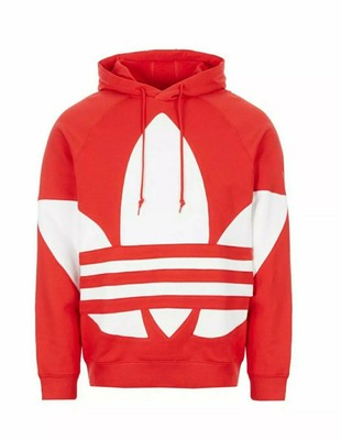 adidas trefoil sweatshirt red