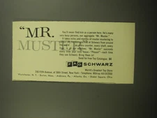 1960 F.A.O. Schwarz Toys Ad - Mr. Muster